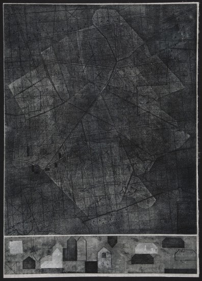 6. Mappa X, etching, aquatint, soft ground, 70 x 50, 2017